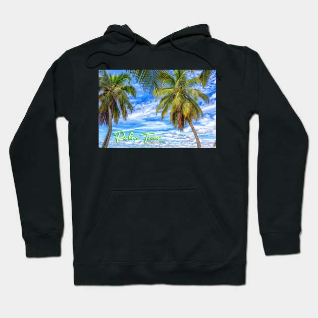 Palm Trees in South Florida Hoodie by Gestalt Imagery